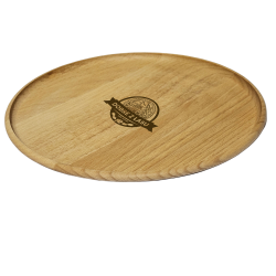 Talerz 23 cm drewniany dobre z lasu